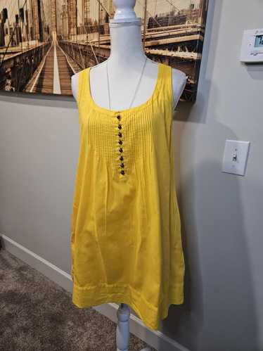 Designer Jessica Simpson Yellow Sundress with Butt