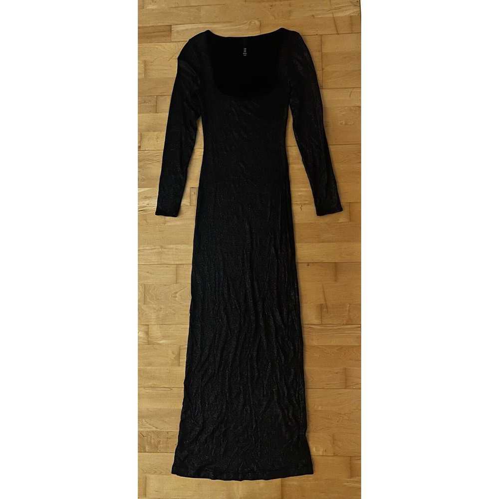 SKIMS Skims Soft Lounge Shimmer Dress Onyx Foil R… - image 2