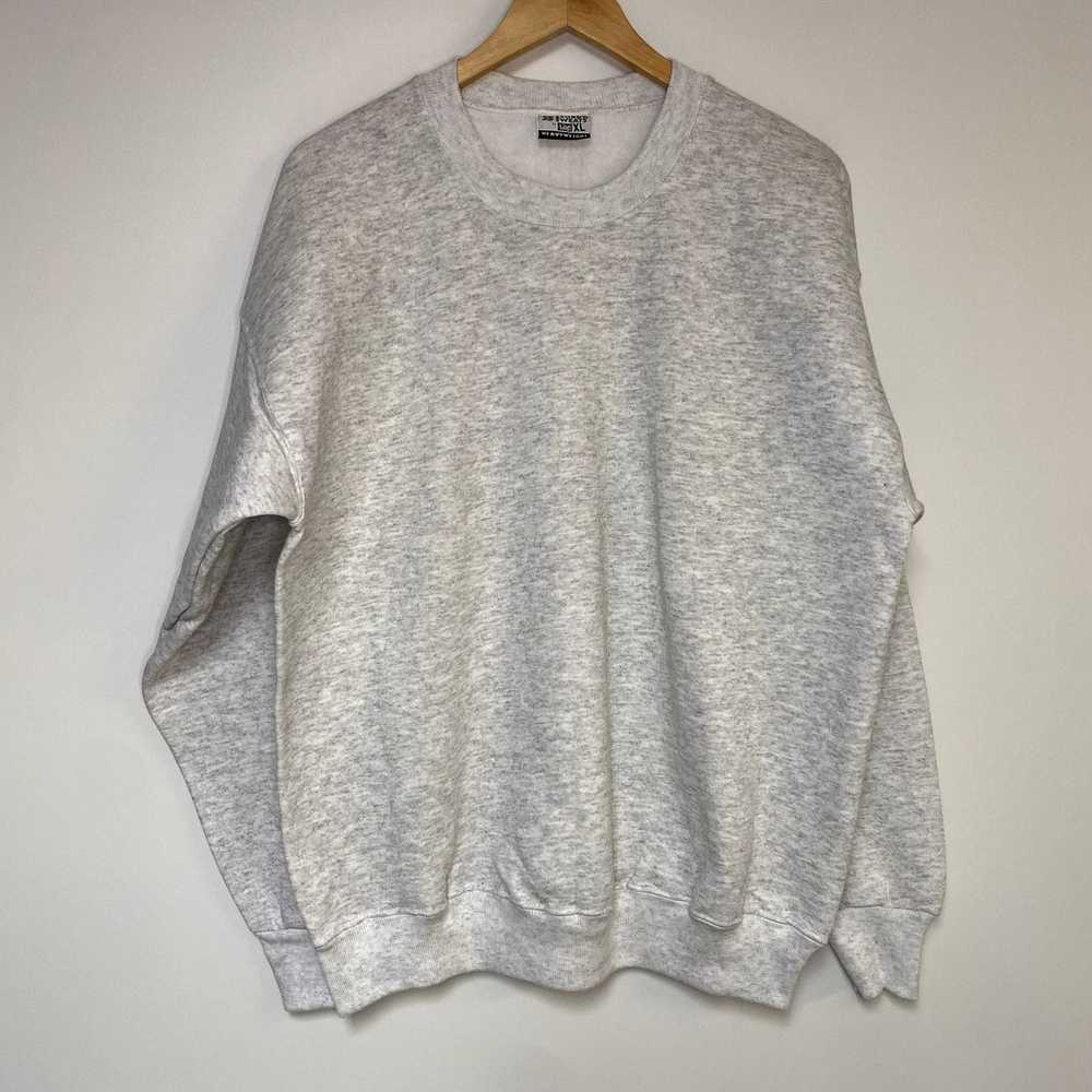 Lee Vintage Lee Blank Sweatshirt Gray 90s XL Swea… - image 1