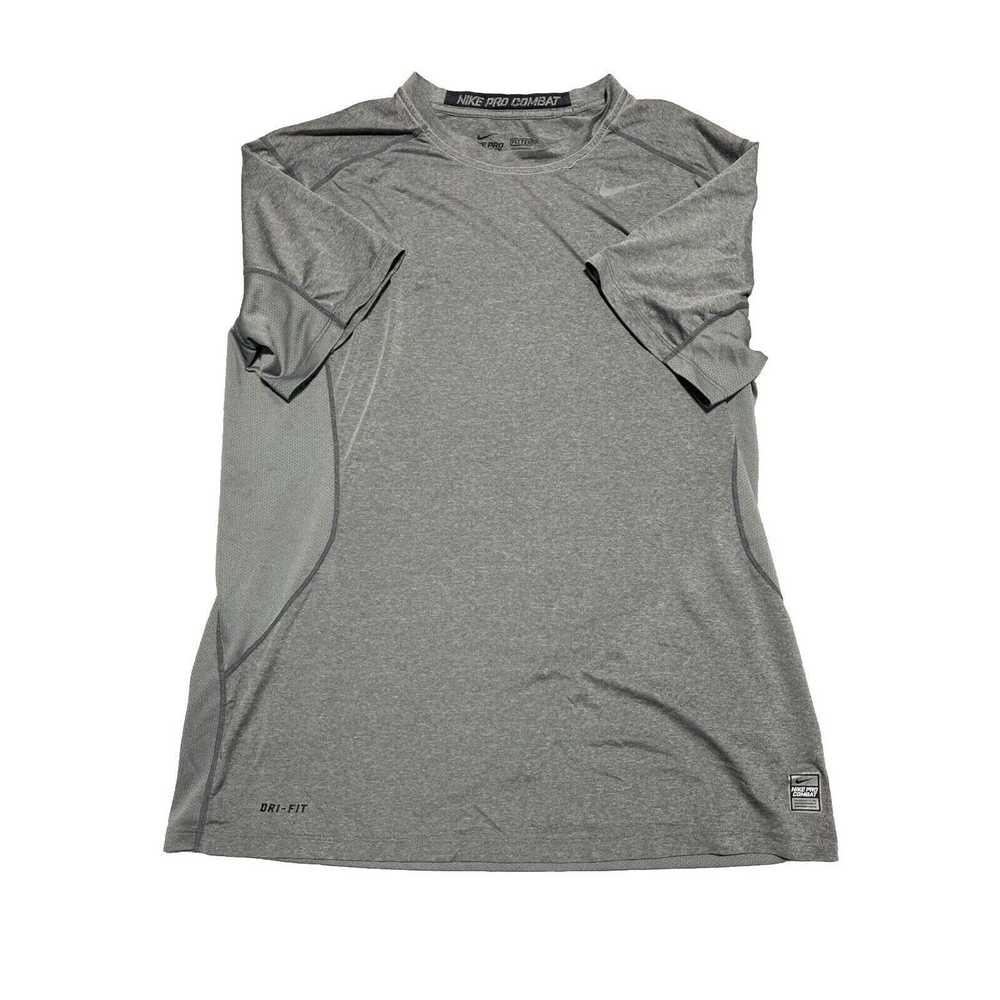 Nike Nike Shirt Mens Extra Large Grey Pro Combat … - image 1