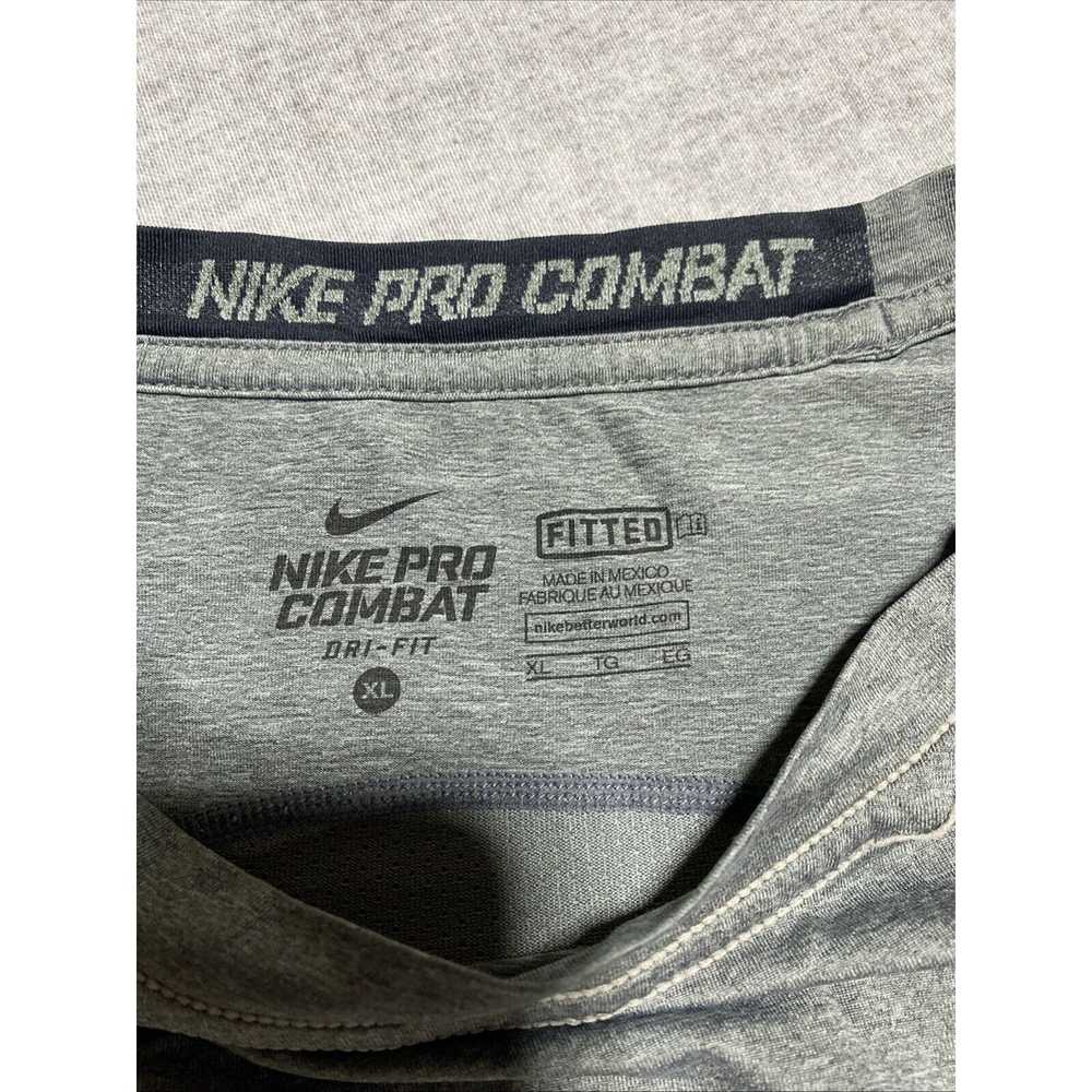 Nike Nike Shirt Mens Extra Large Grey Pro Combat … - image 6