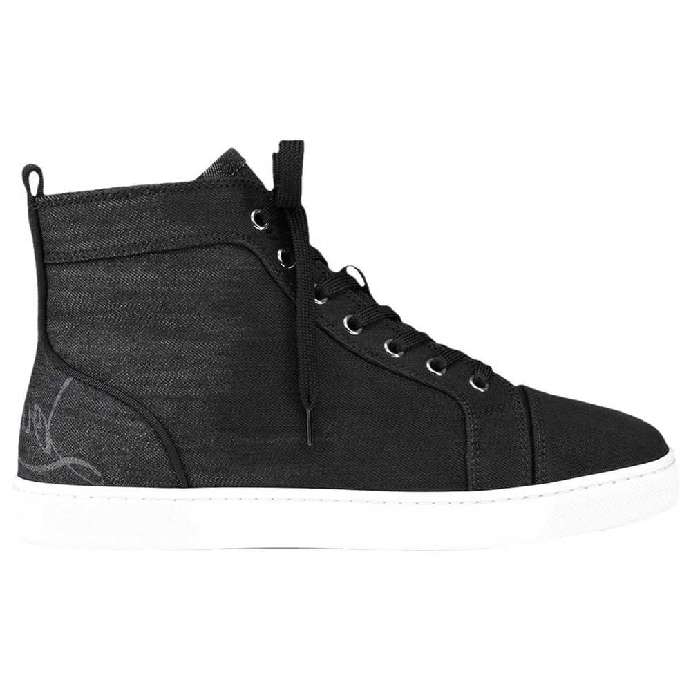 Christian Louboutin Louis cloth high trainers - image 1