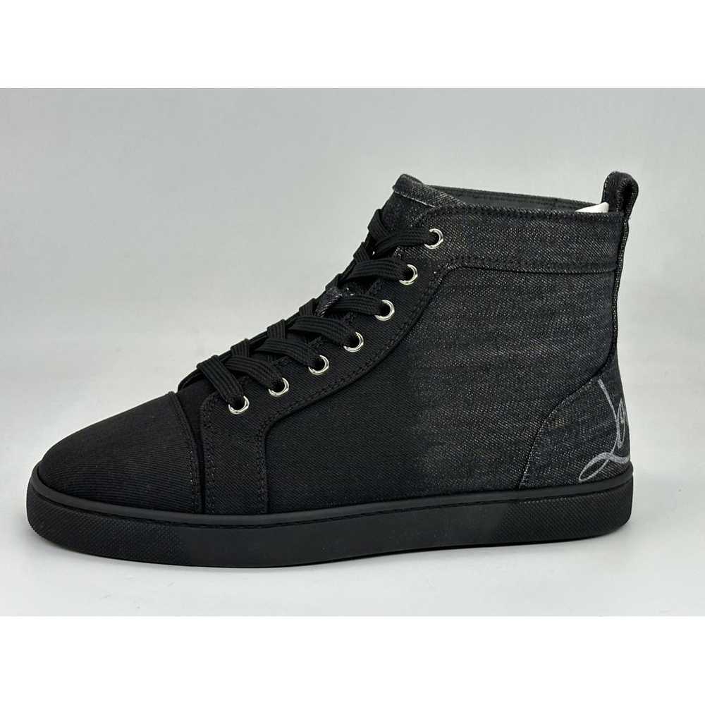 Christian Louboutin Louis cloth high trainers - image 3