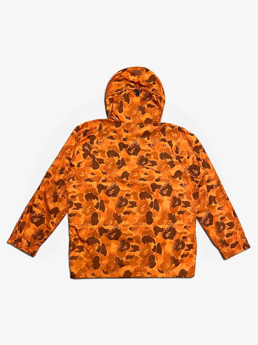 Bape × Nigo BAPE Orange Fire Camo Snowboard Jacket - image 2