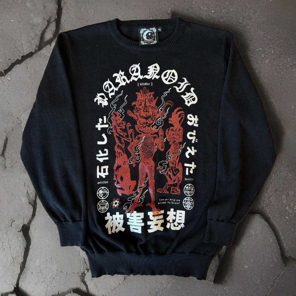 Killstar × Streetwear Killstar Sweater XL Black G… - image 1