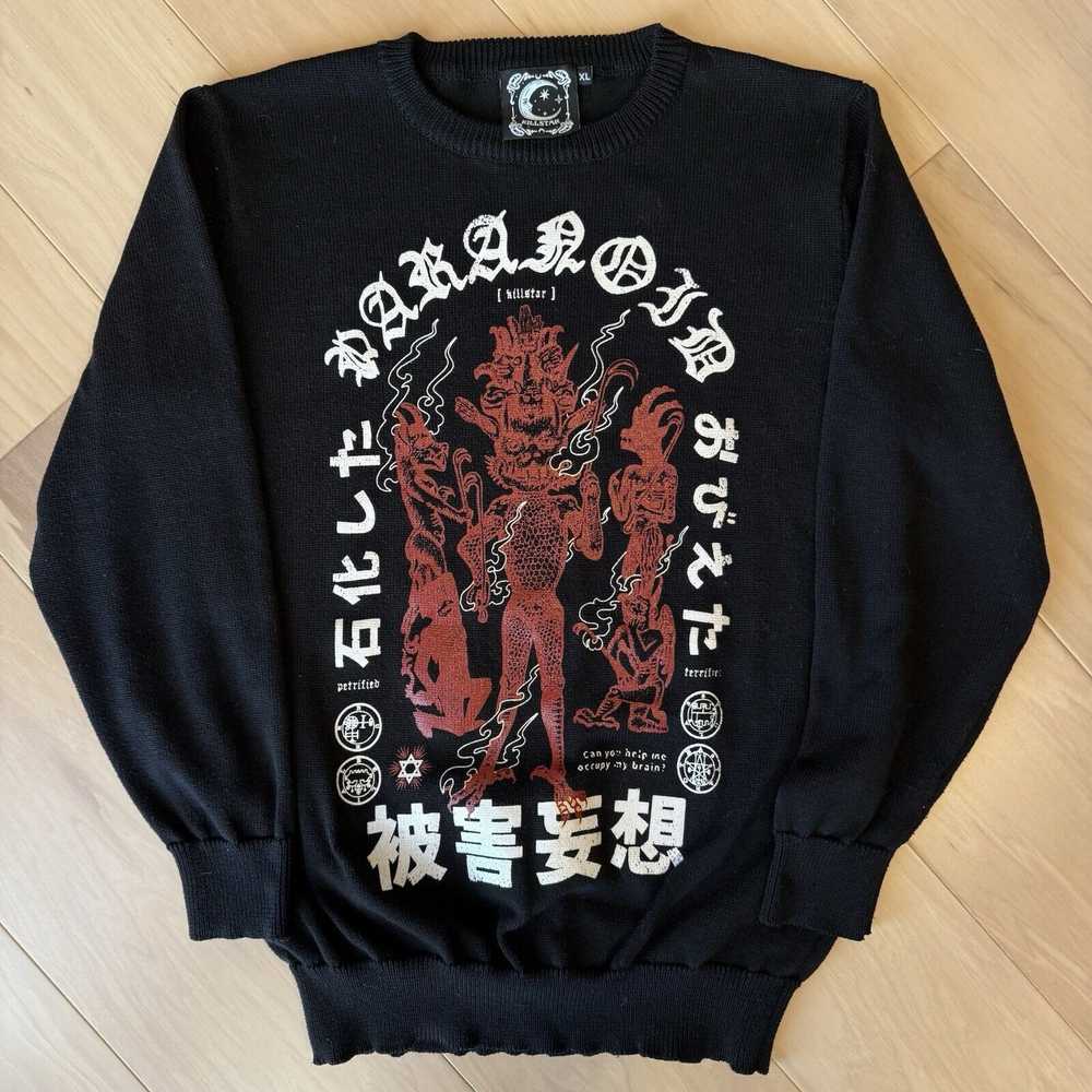 Killstar × Streetwear Killstar Sweater XL Black G… - image 2