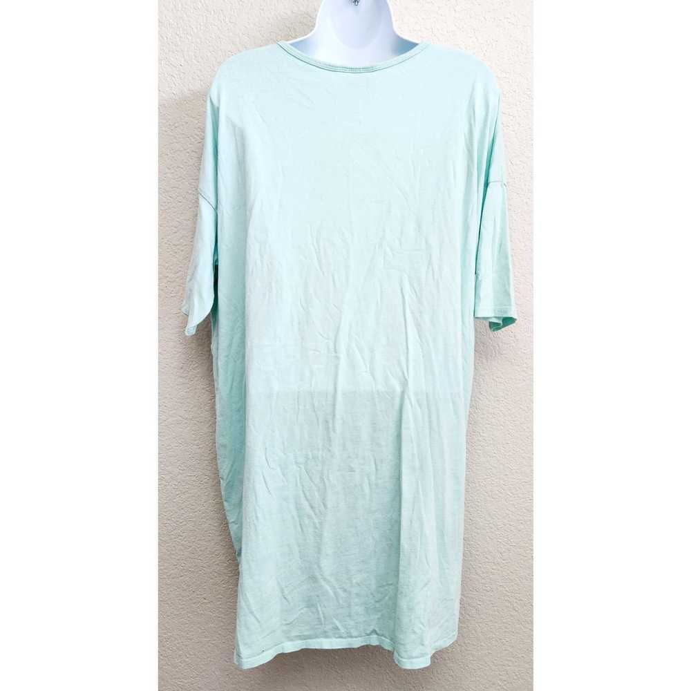 Other LulaRoe Light Blue Green Hi Low Hem Short S… - image 3