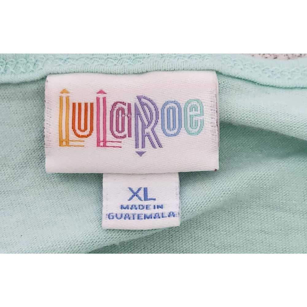 Other LulaRoe Light Blue Green Hi Low Hem Short S… - image 4