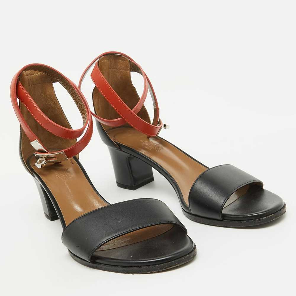 Hermès Patent leather sandal - image 3