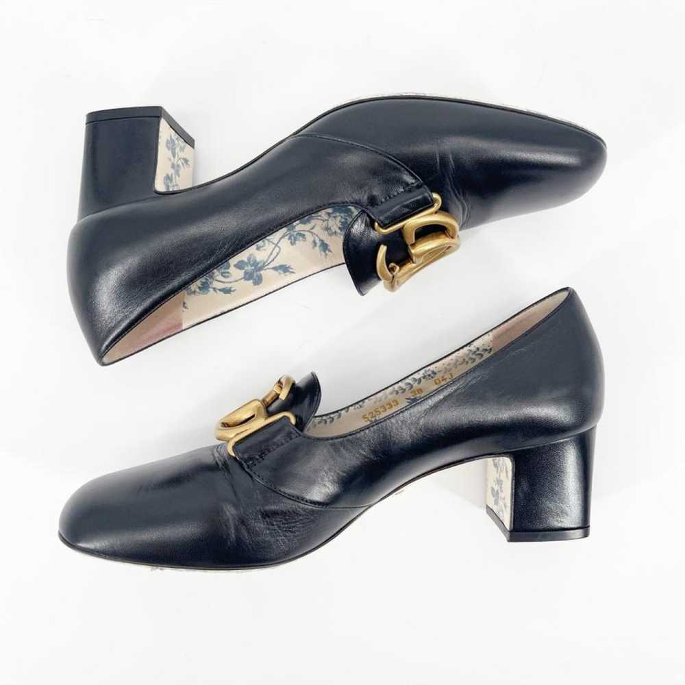 Gucci Marmont leather heels - image 5