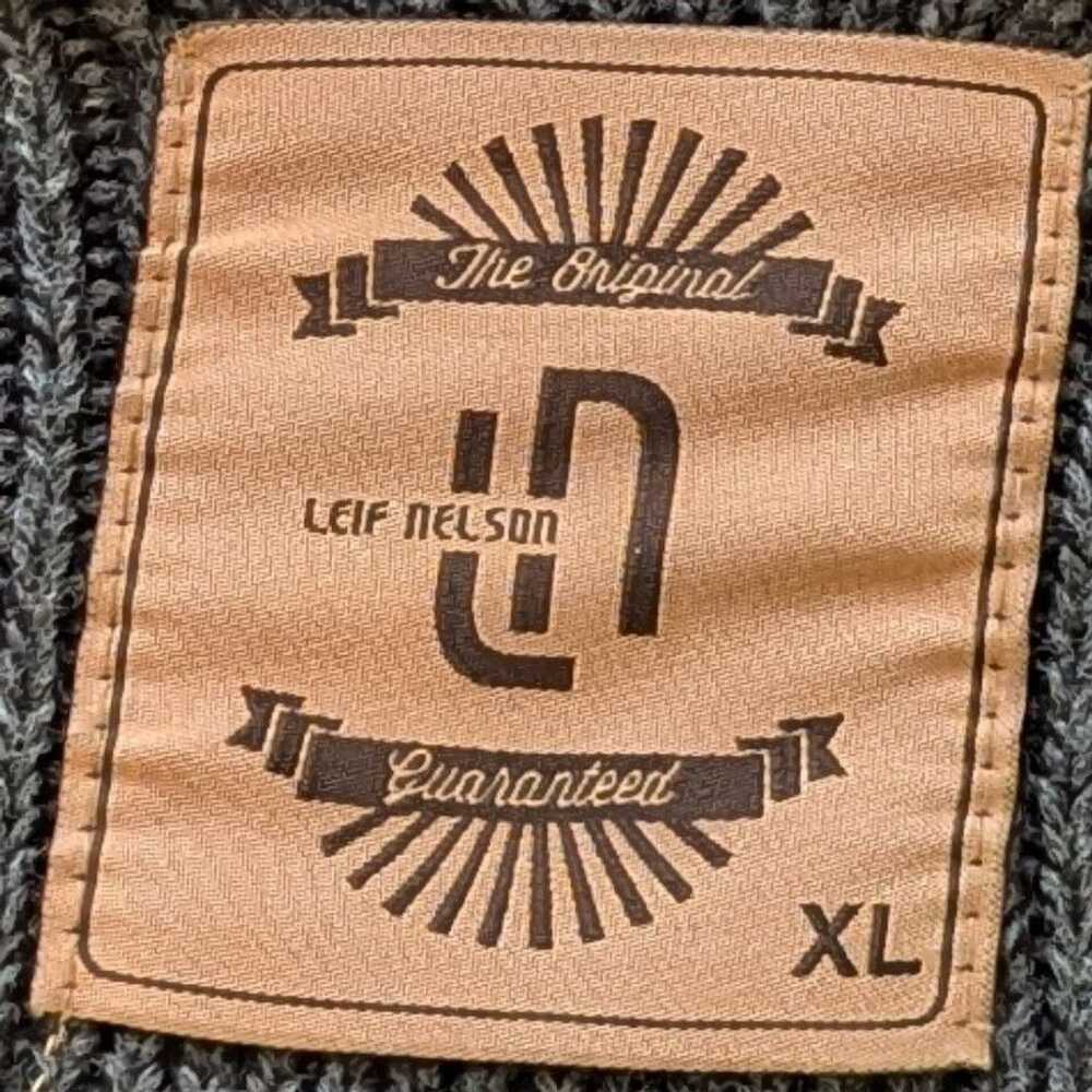 Designer Leif Nelson Knitted Pullover Men's XL - image 7