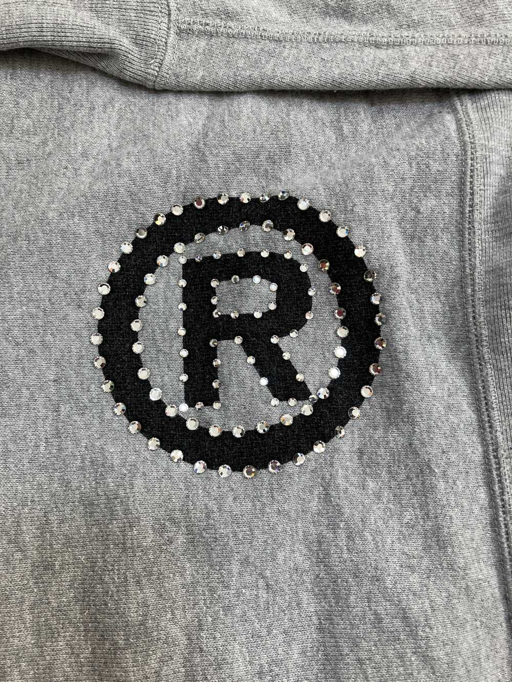 Bape OG Bape Gray Swarovski Spell Out Pullover Ho… - image 5