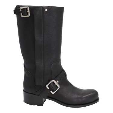 Dior Leather biker boots