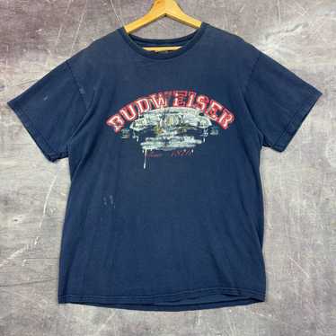 Budweiser × Fruit Of The Loom × Vintage 00s Navy B