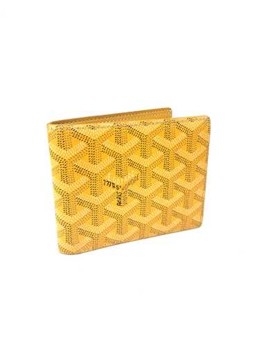 Goyard Goyard Victoire Bifold Yellow Monogram Card