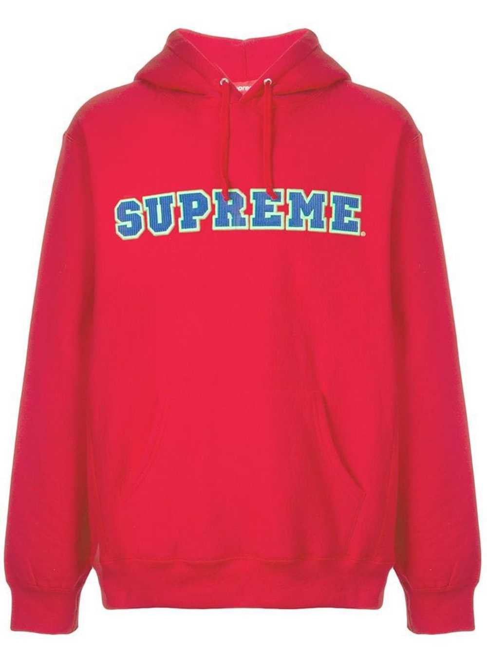 Supreme SS18 Supreme Cord Collegiate Logo Hoodie … - image 2