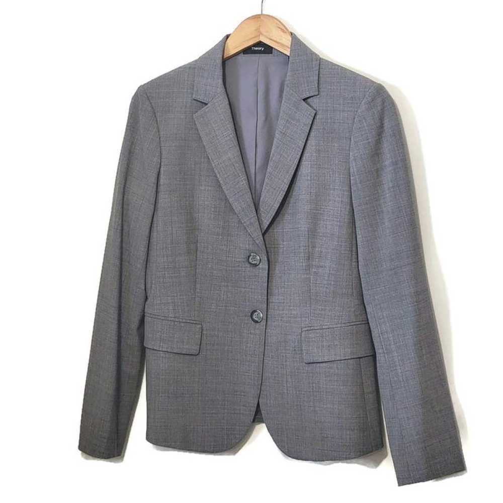 Theory Wool suit jacket - image 10