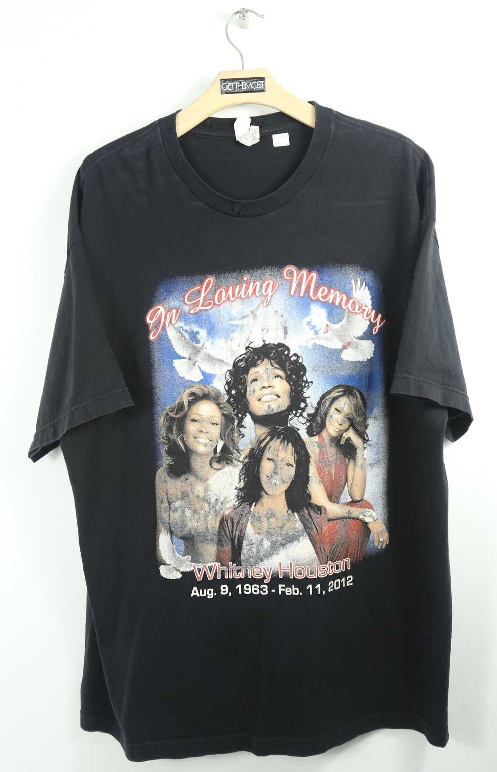 Rap Tees × Vintage Whitney Houston In Loving Memo… - image 1