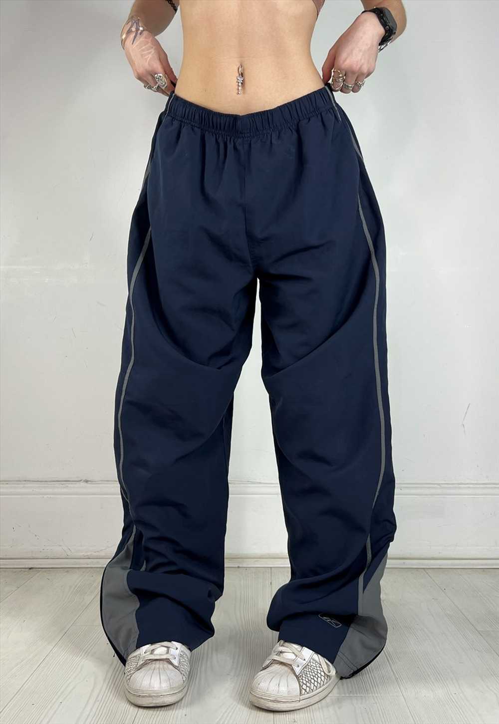 Vintage Y2k Joggers Reebok Baggy Loose Tracksuit … - image 3