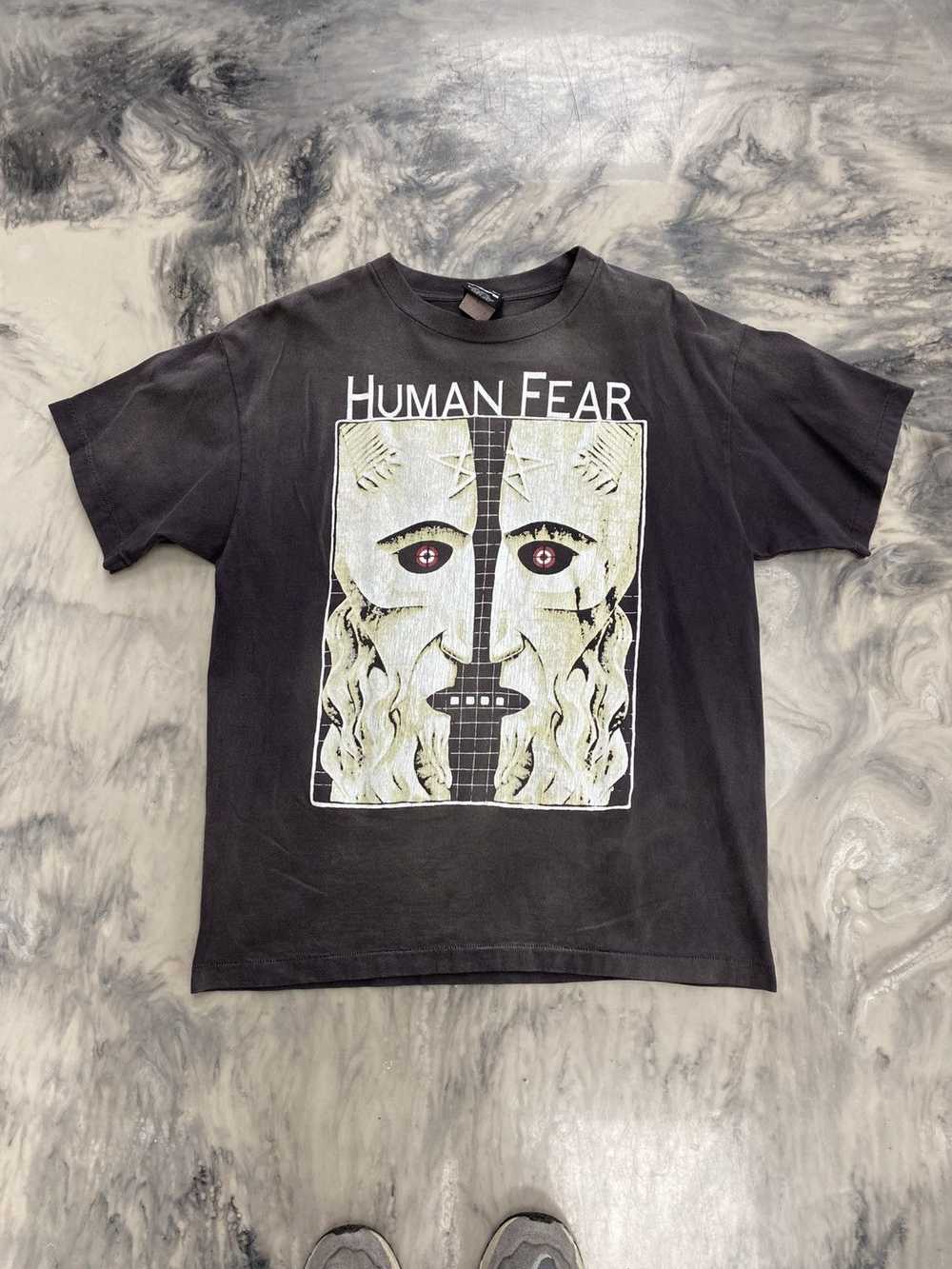 Saint Michael Saint Michael human fear tee black … - image 1