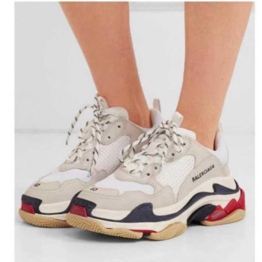 Balenciaga Triple S leather trainers - image 2