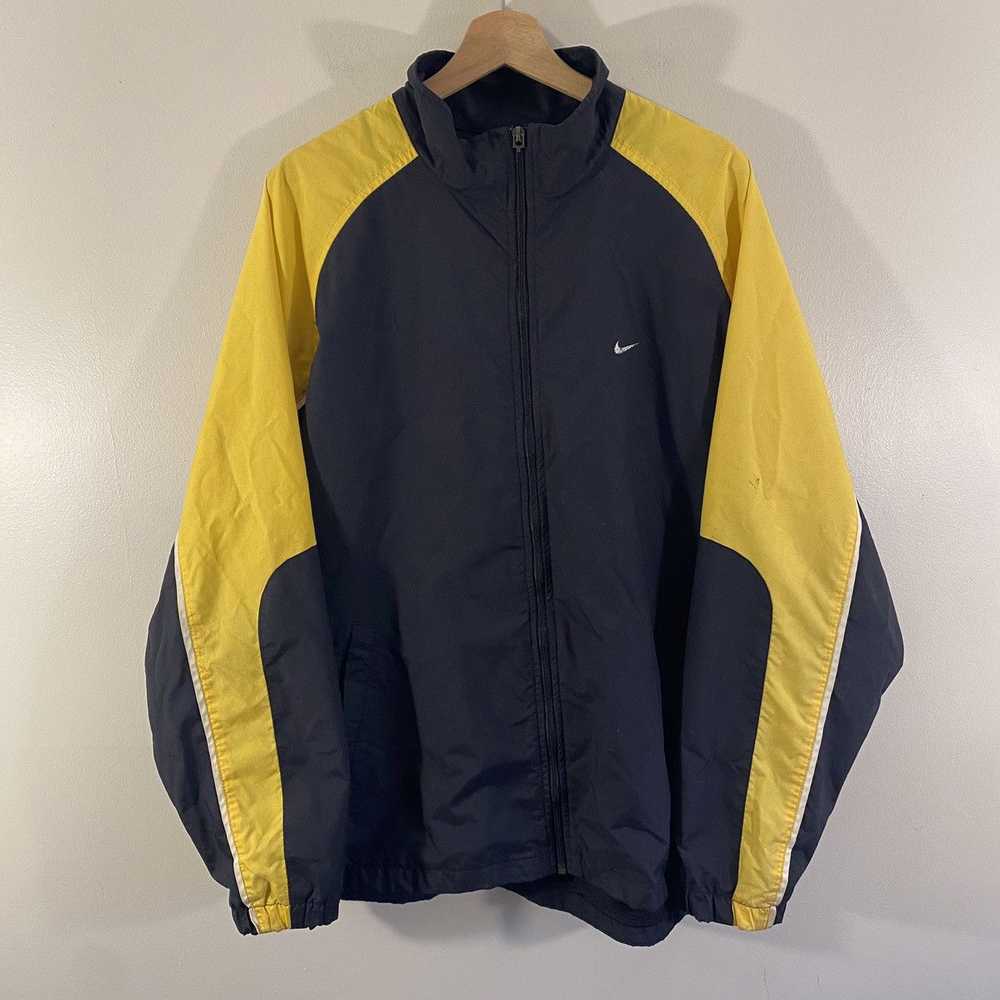 Nike × Vintage Vintage 90s Nike Zip Up Windbreake… - image 2