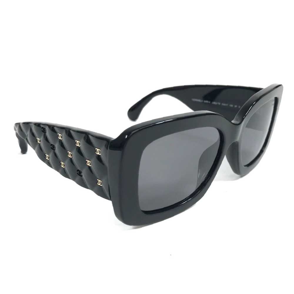 Chanel Luxurious Black Quilted Frames With Gray P… - image 3