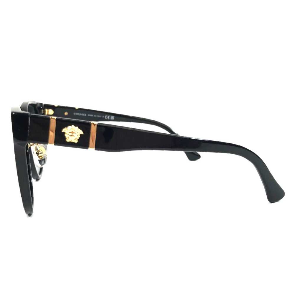 Versace Luxurious Black Gold Cat Eye Frames with … - image 7