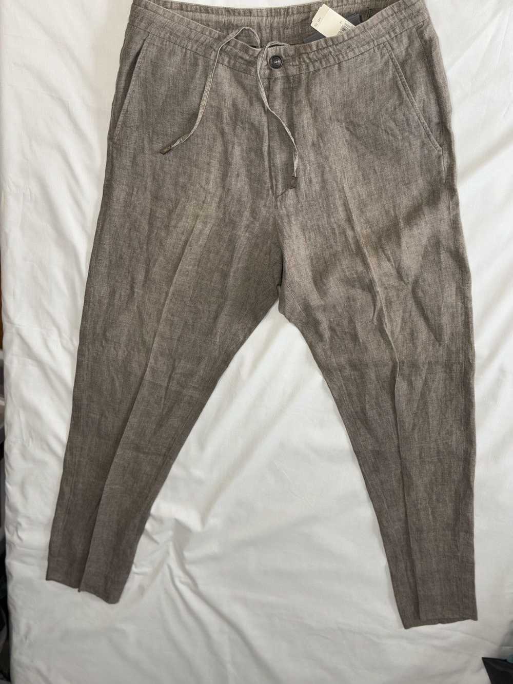 Ermenegildo Zegna Ermenegildo Zegna Linen Trousers - image 1