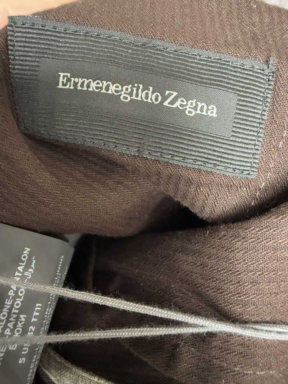 Ermenegildo Zegna Ermenegildo Zegna Linen Trousers - image 5