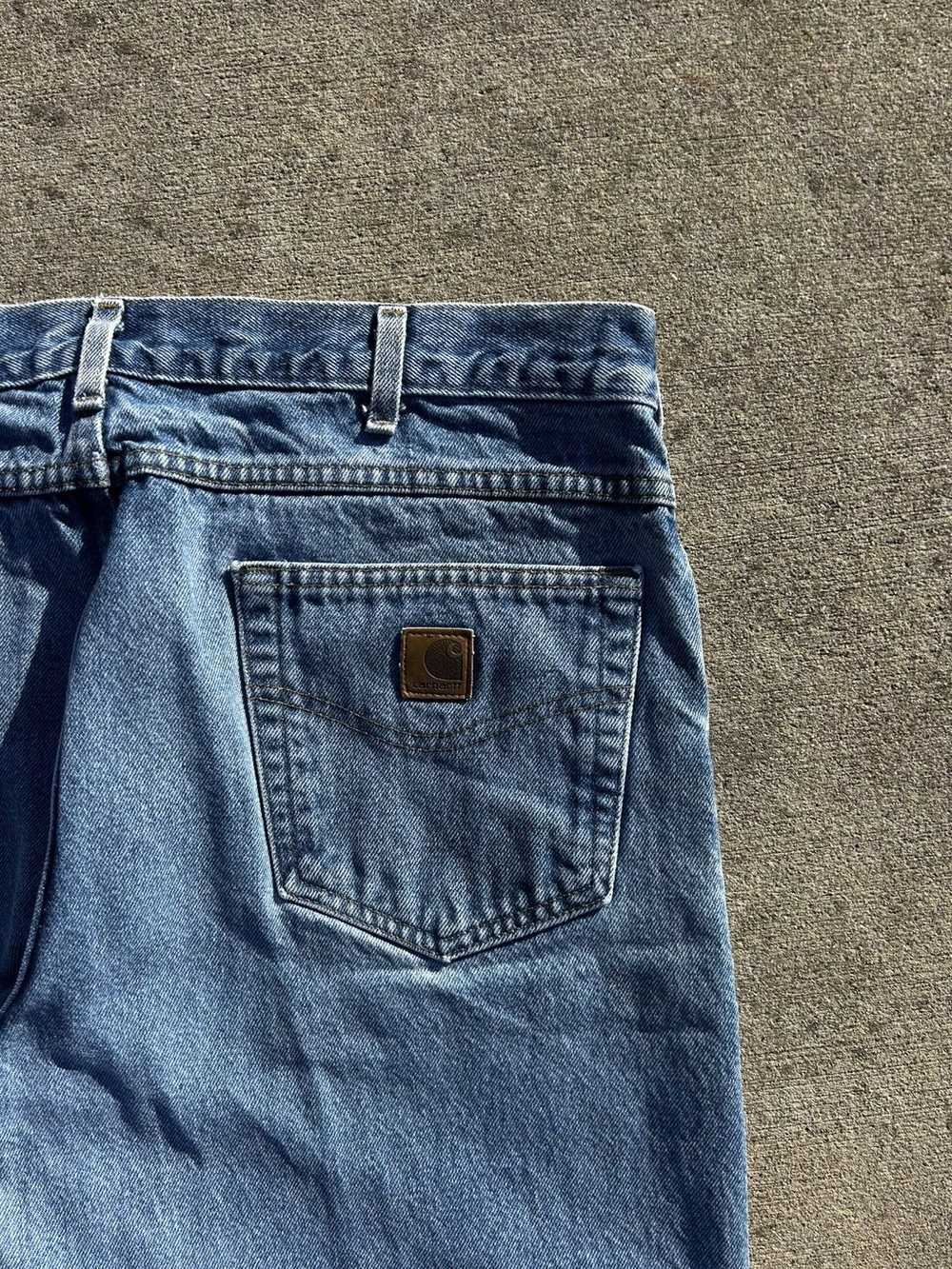 Carhartt × Vintage Vintage Denim Distressed Carha… - image 4