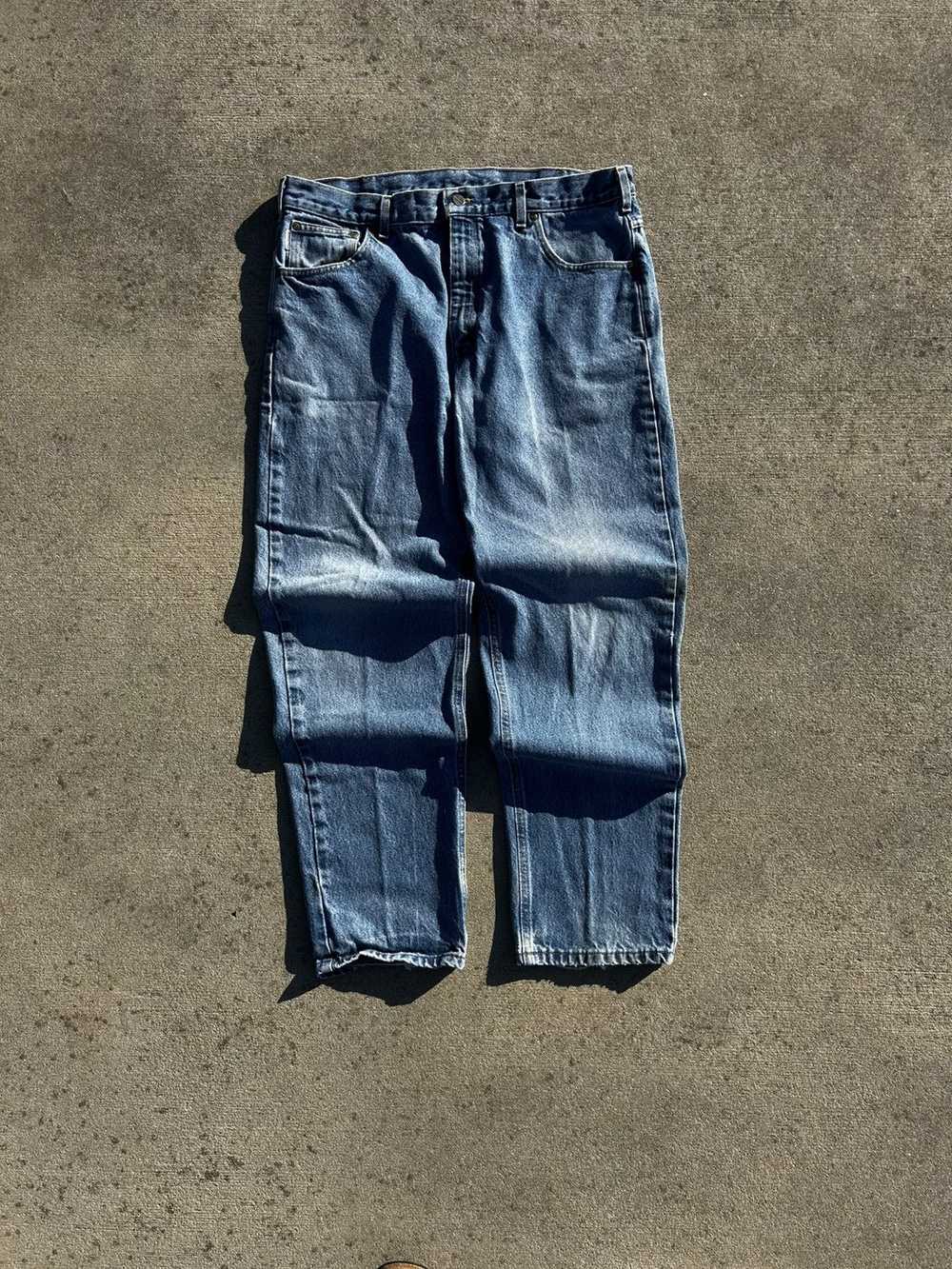 Carhartt × Vintage Vintage Denim Distressed Carha… - image 5