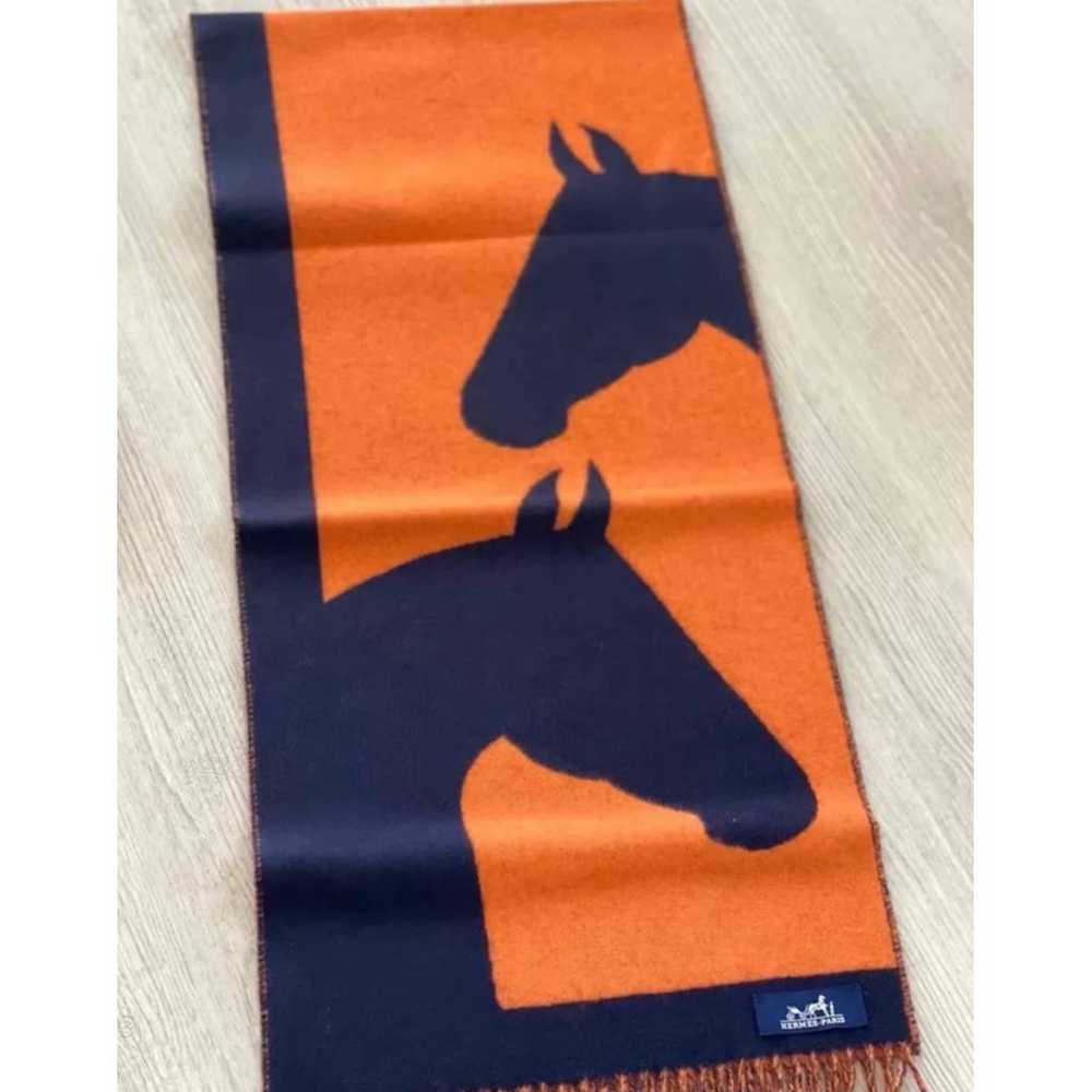 Hermès Châle 140 cashmere stole - image 2