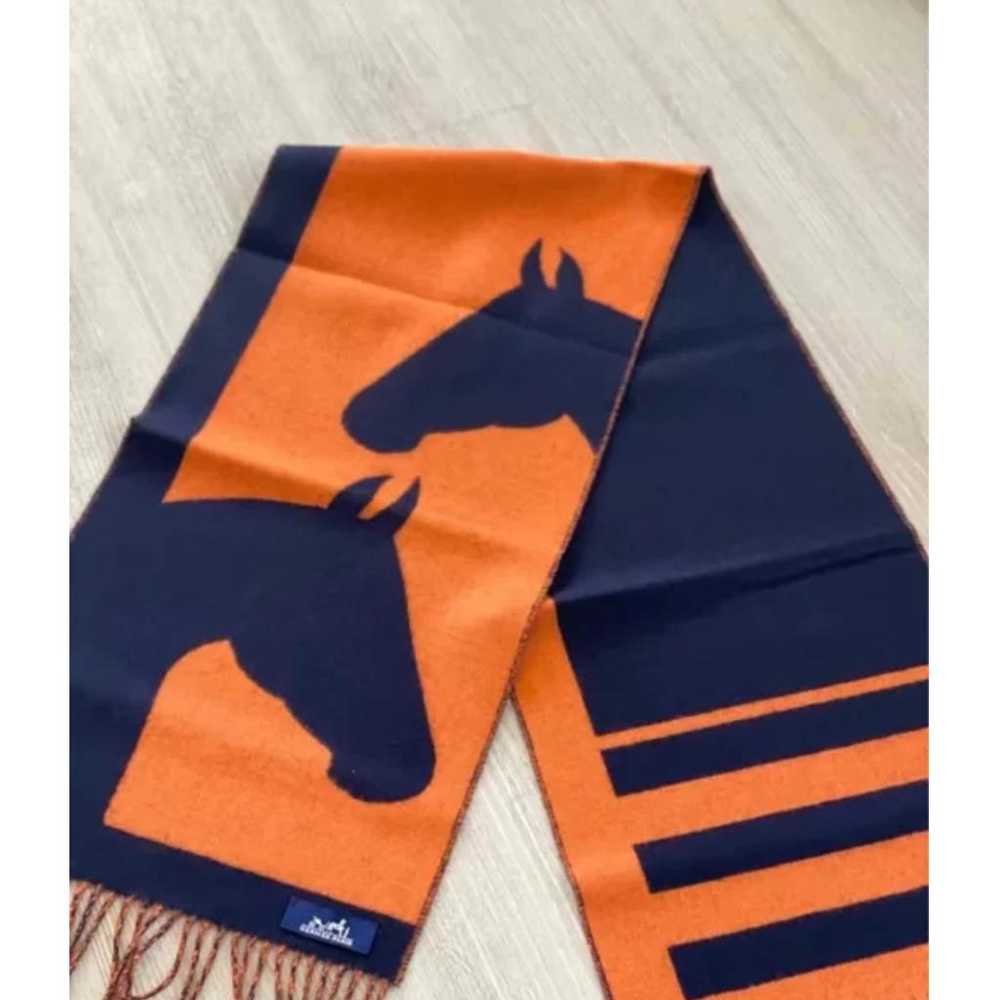 Hermès Châle 140 cashmere stole - image 3