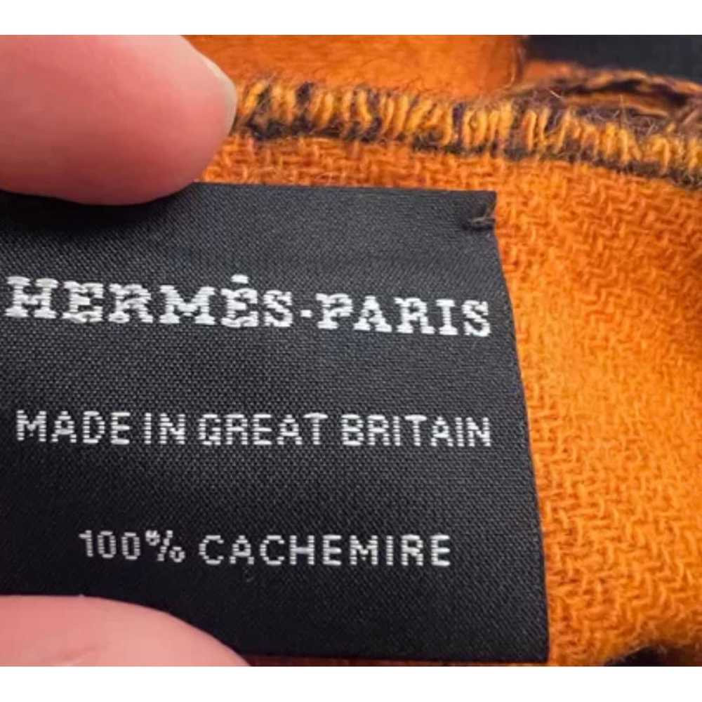 Hermès Châle 140 cashmere stole - image 5