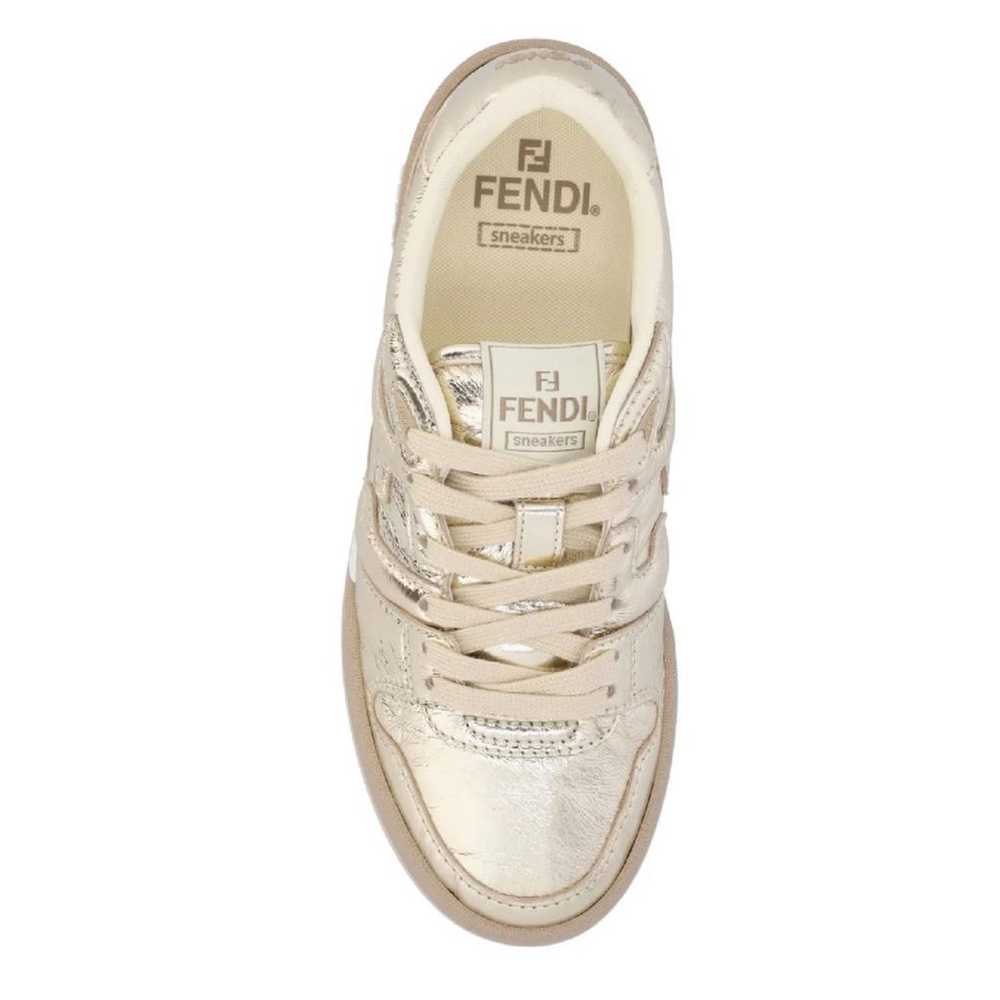 Fendi Leather trainers - image 3