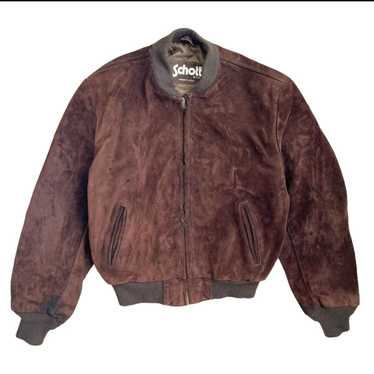 Schott suede bomber - Gem