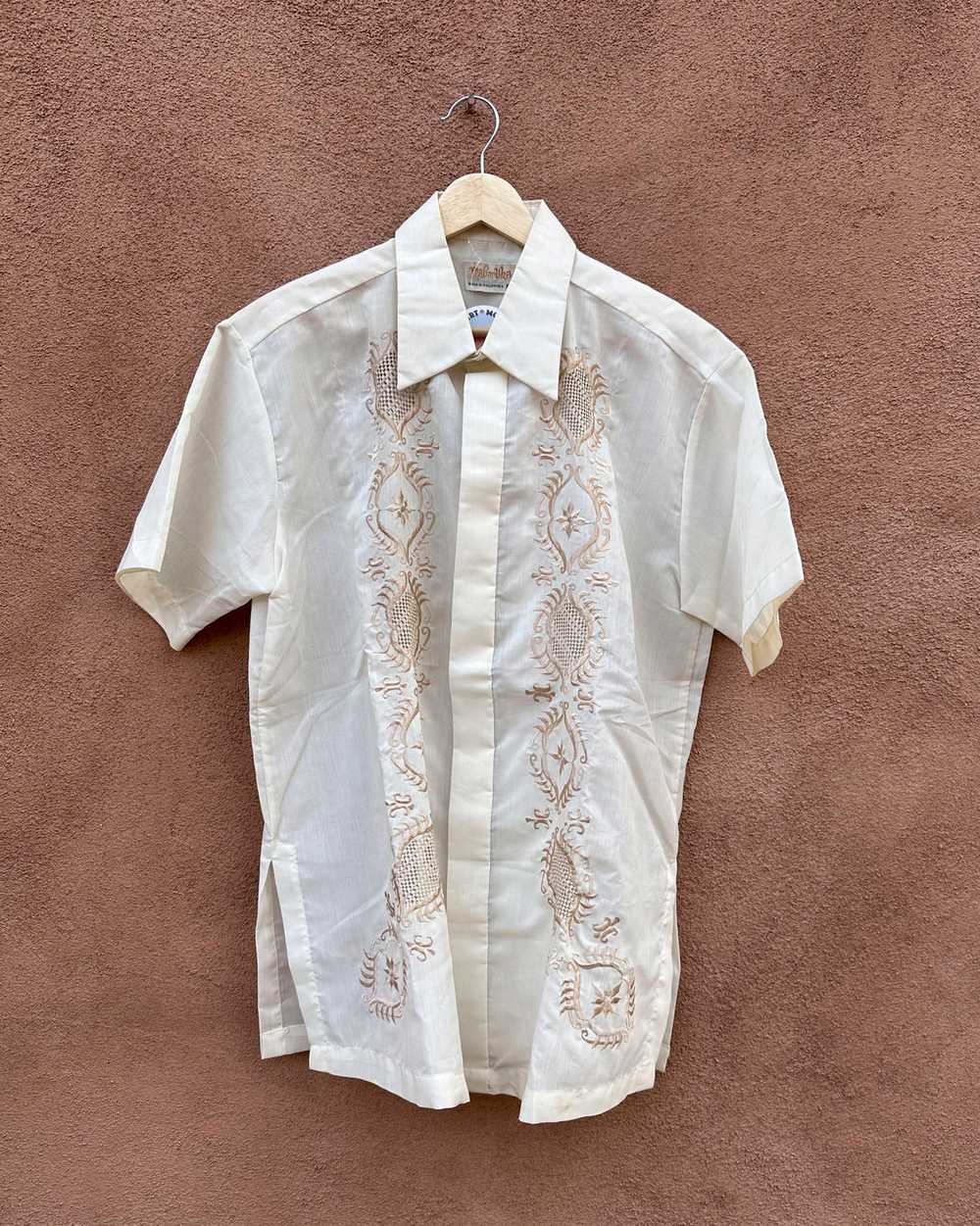 1970's Barong Tagalog Shirt, Made in Phillippines - image 1