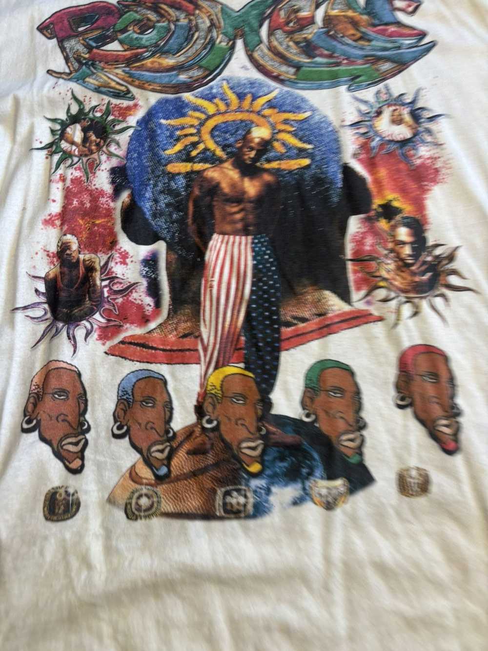 Vintage D Bruze Dennis Rodman rap tee - image 2