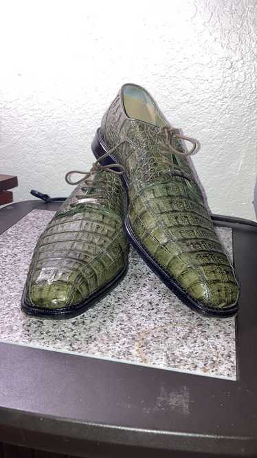 Belvedere crocodile hornback shoes