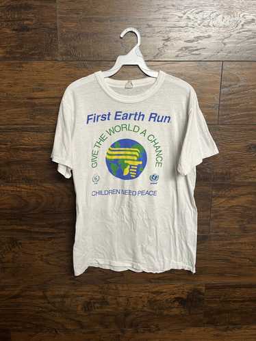 Designer VTG First Earth Run T-shirt Children Need