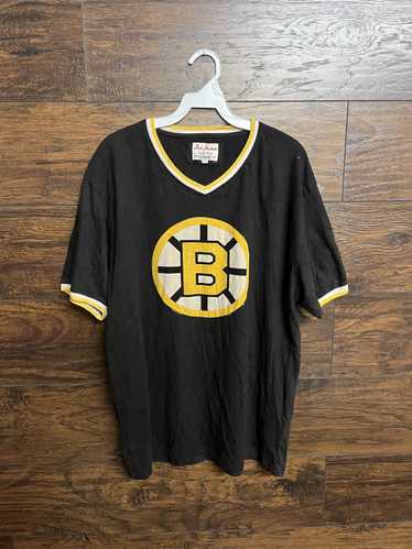 Designer VTG NHL Bruins Hockey Ringer Tee - Boston