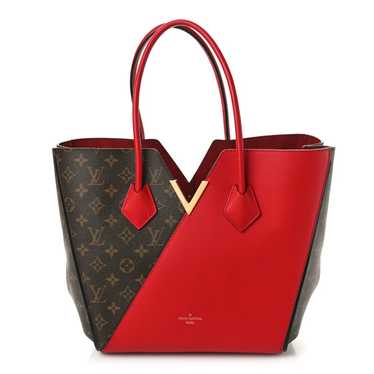 LOUIS VUITTON Calfskin Monogram Kimono Tote Cherry