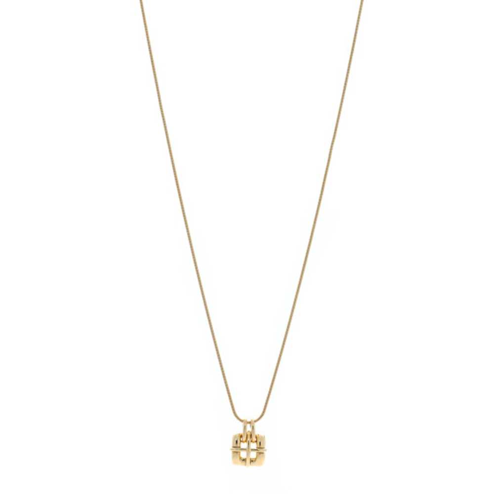 TIFFANY 18K Yellow Gold Biscayne Pendant Necklace - image 1