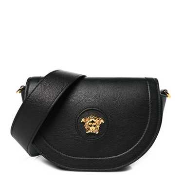 VERSACE Grained Calfskin La Medusa Small Shoulder 