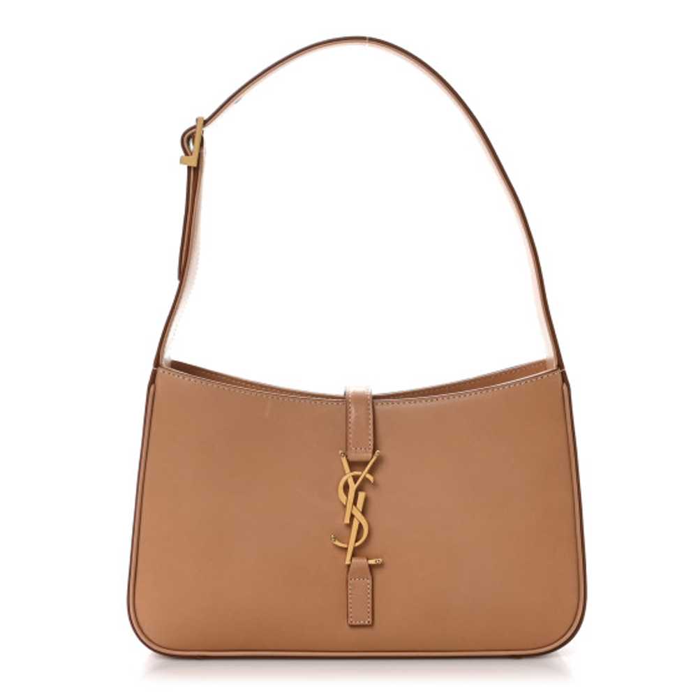 SAINT LAURENT Smooth Calfskin Le 5 A 7 Hobo Brown - image 1