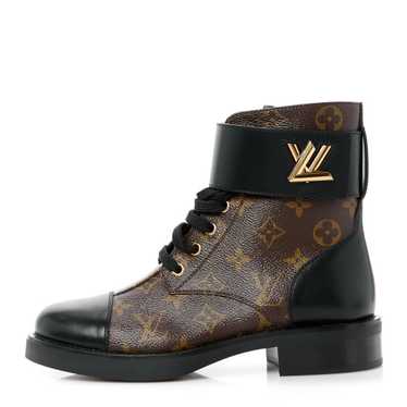 LOUIS VUITTON Calfskin Monogram Wonderland Flat R… - image 1