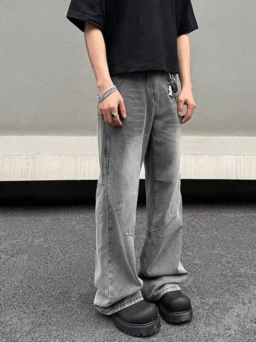 Japanese Brand × Jean × Streetwear Washed vintage… - image 2