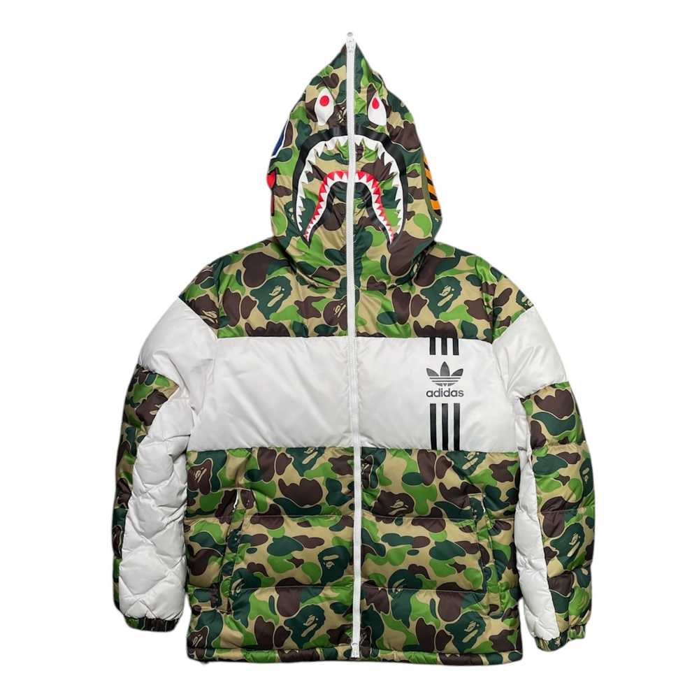 Bape X adidas Firebird Shark Full Zip Down Jacket… - image 1