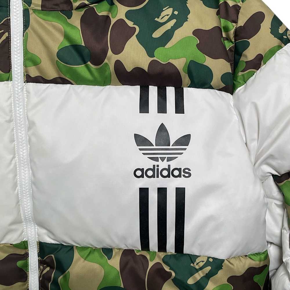 Bape X adidas Firebird Shark Full Zip Down Jacket… - image 3